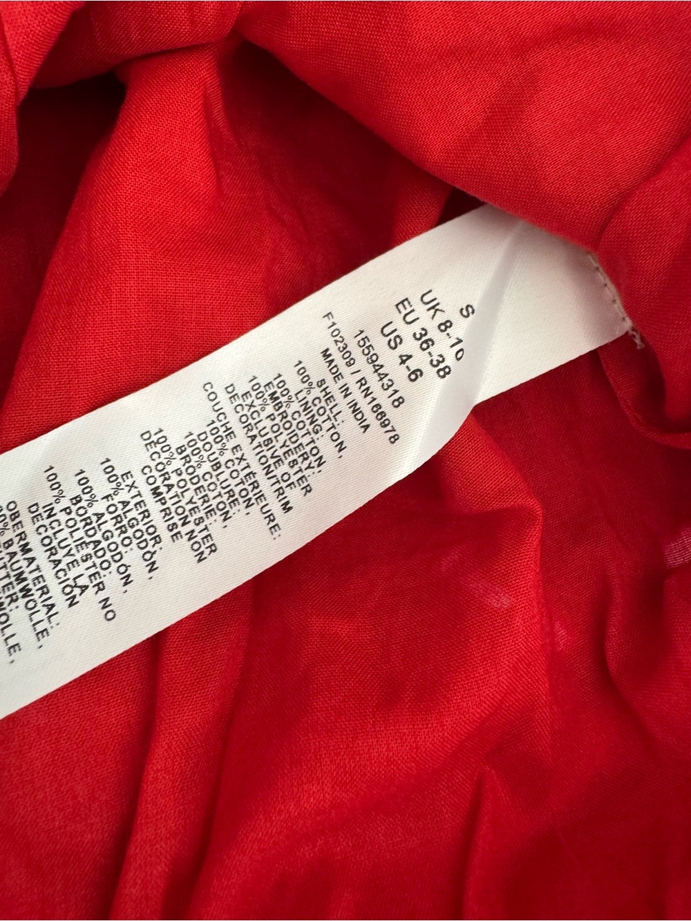 Adidas x Asos oversized cutwork track jacket in red sz S - Picture 7 of 7